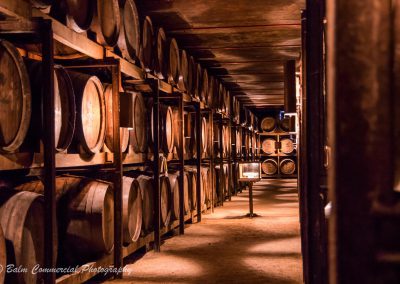 Wine barrels in Jerez, Spain