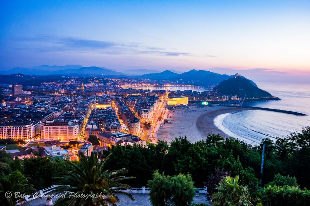 San Sebastian sunset - Spain